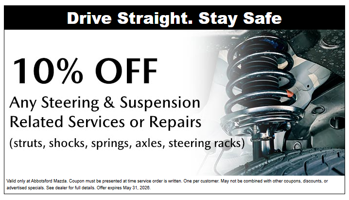 10% Off Steering & Suspension