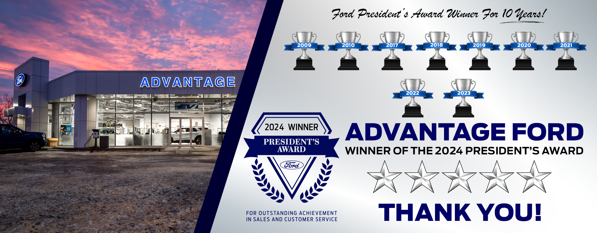 Advantage Ford Wins 2024 Ford President’s
