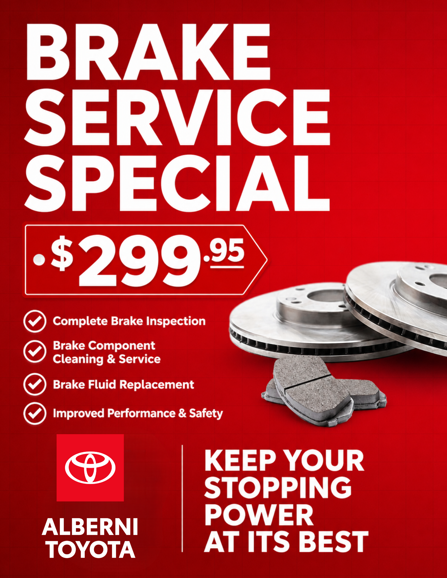 Brake Service Special Brake Service Special