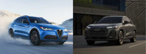 L: 2025 Alfa Romeo Stelvio R: 2025 Audi Q5