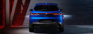 Blue 2025 Alfa Romeo Tonale PHEV Rear End