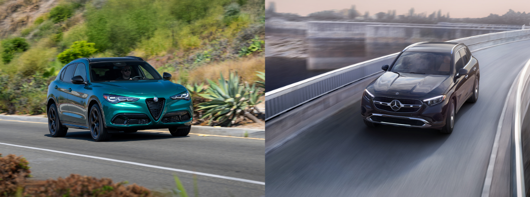2025 Alfa Romeo Stelvio vs 2025 Mercedes GLC