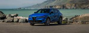 2025 Alfa Romeo Tonale PHEV parked by the coastline