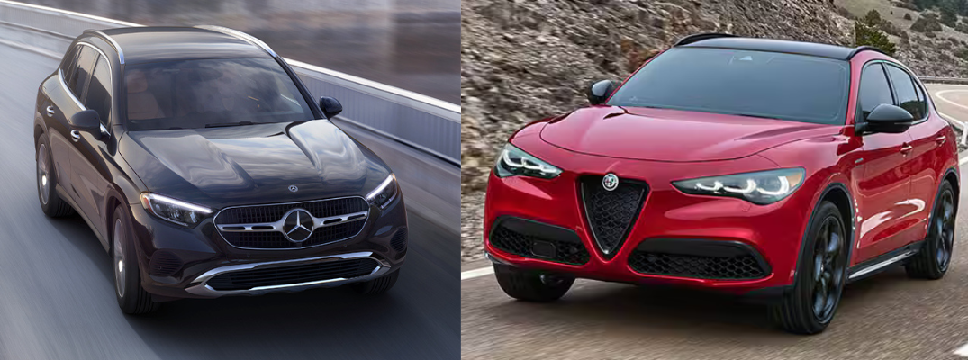 2025 Alfa Romeo Stelvio vs. 2025 Mercedes-Benz GLC 300
