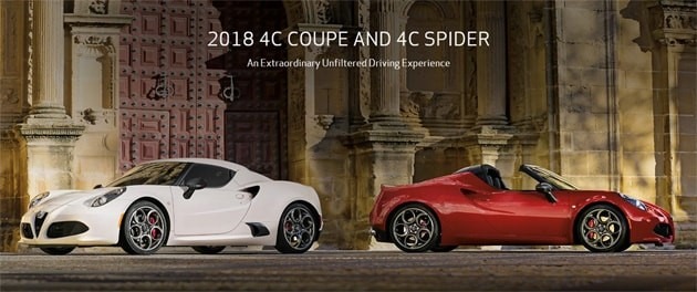 Alfa Romeo 4C and 4C Spider