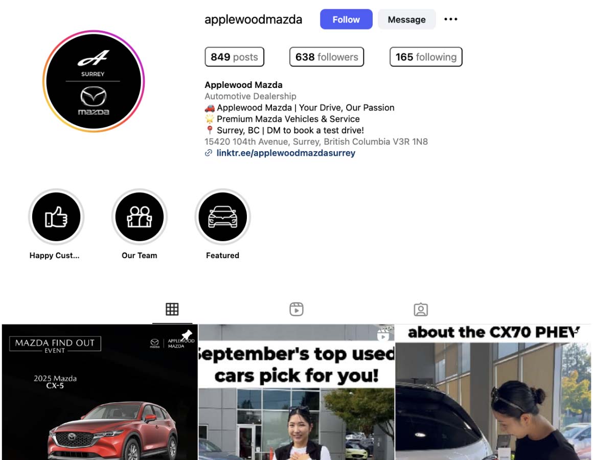 Instagram feed placeholder