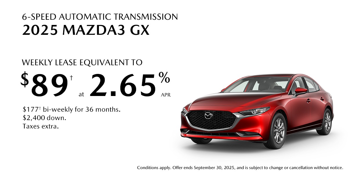 2025 MAZDA3 GX 2025 MAZDA3 GX