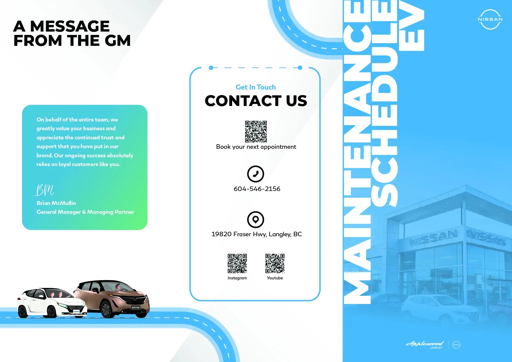 Nissan Langley Recommended Services