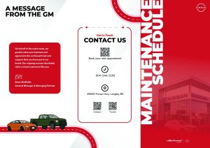 Nissan Langley Recommended Services