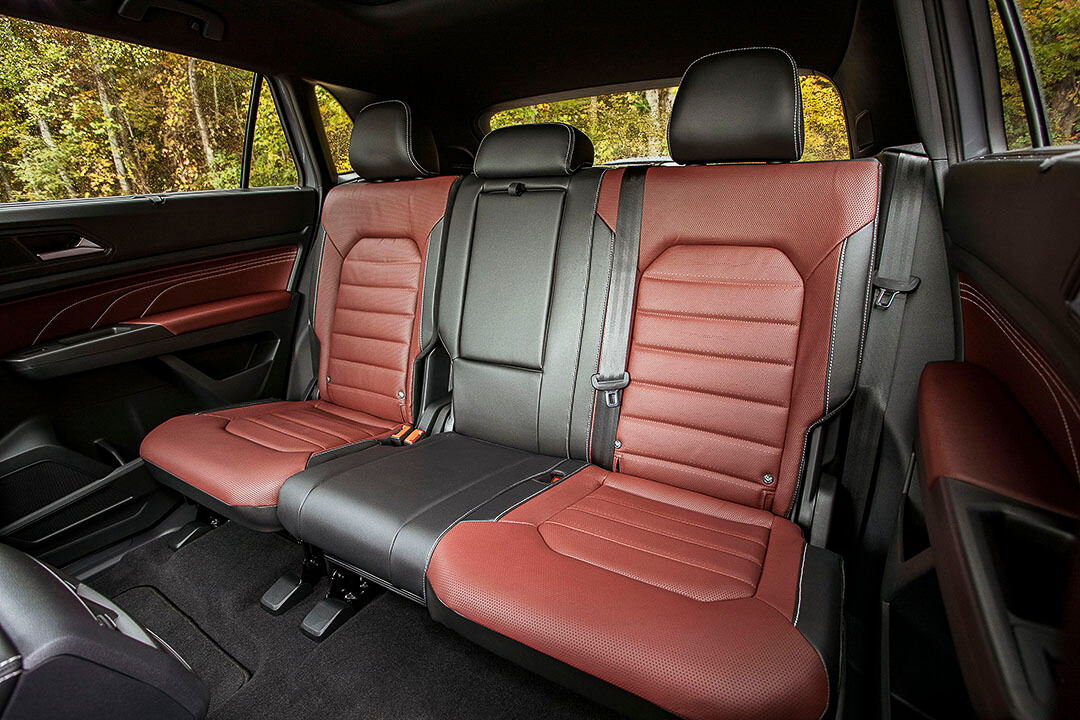 La banquette arrière d'un VW Atlas Cross Sport 2022