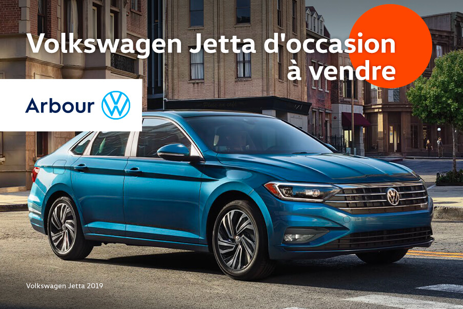 Volkswagen Jetta d'occasion à vendre chez Arbour VW incluant la Jetta 2019