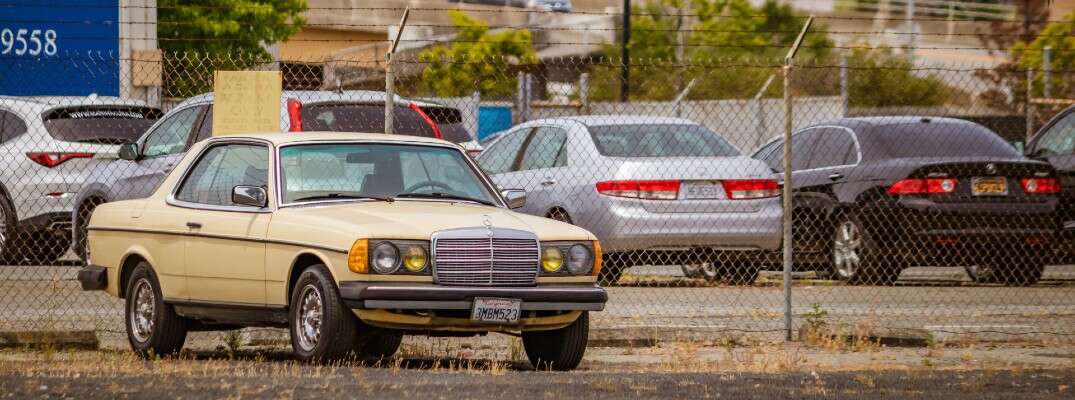 A stock photo of an old car.