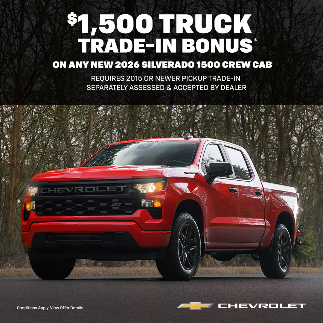 $1500 Truck Trade-In Bonus