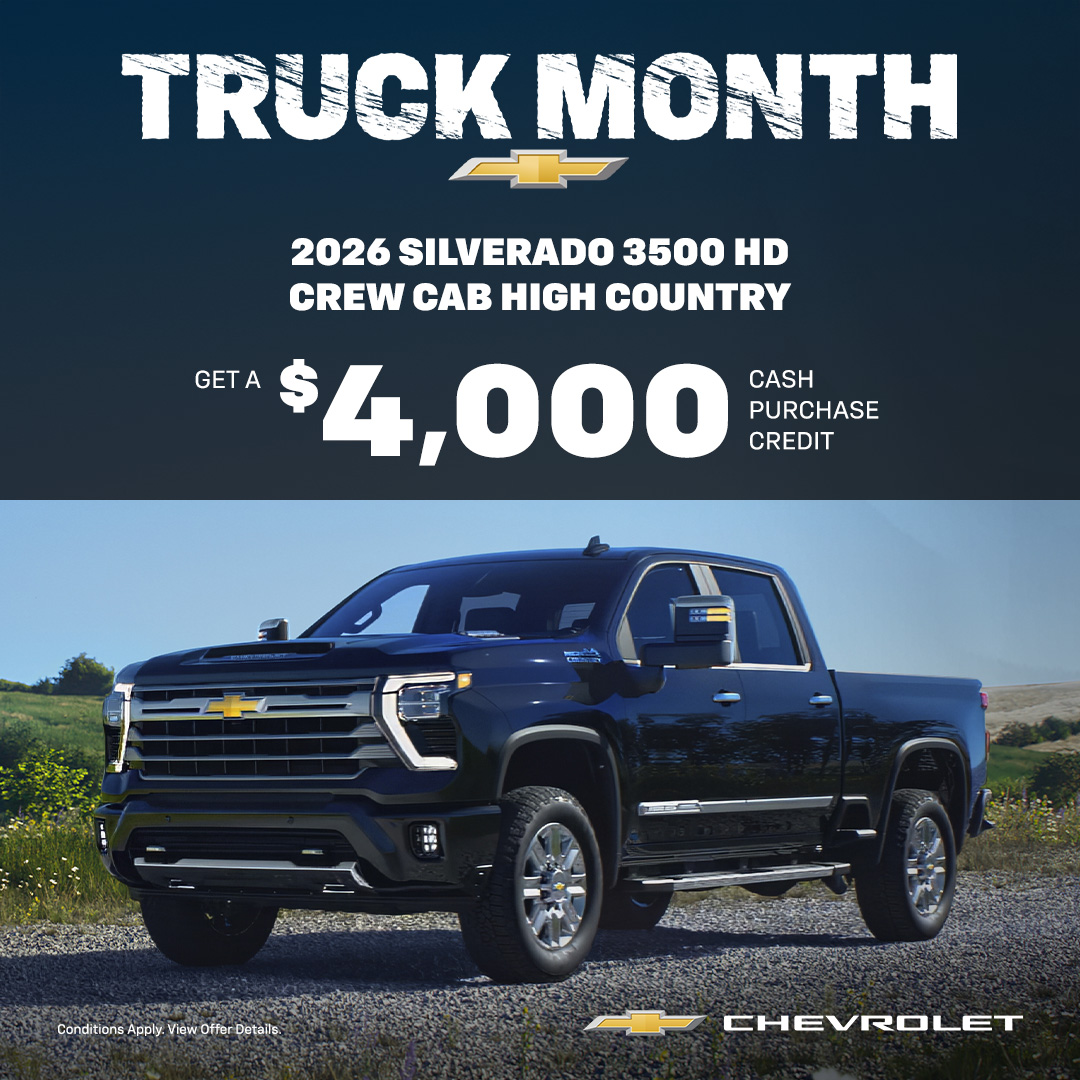 2026 Chevrolet Silverado 3500 HD Crew Cab High Country
