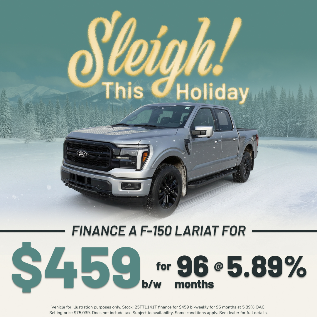Sleigh, with a F-150 Lariat this Holiday season Sleigh, with a F-150 Lariat this Holiday season