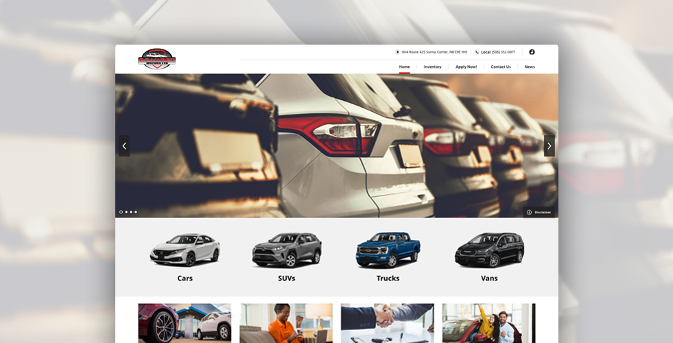 Beaudet Motors Auto Financing in Sunny Corner, NB