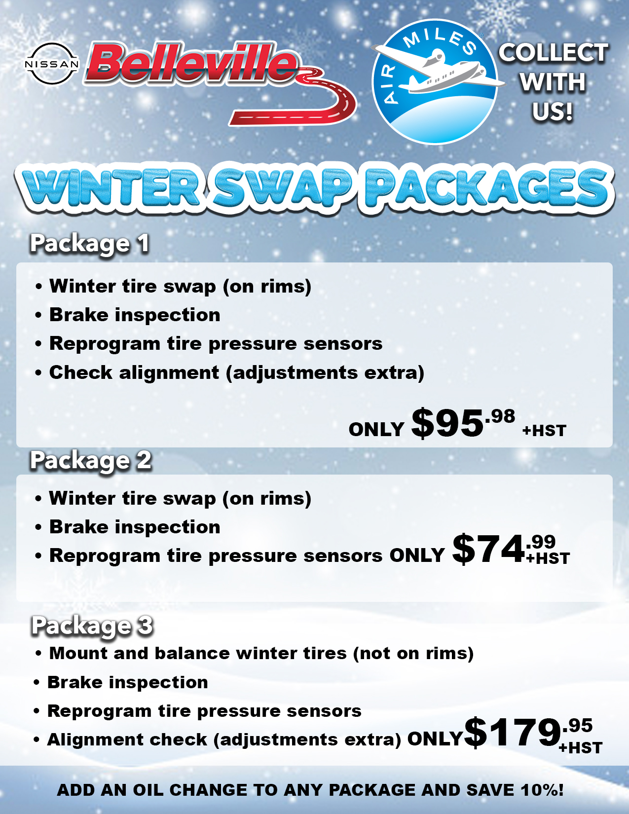Winter Tire Swap Special!