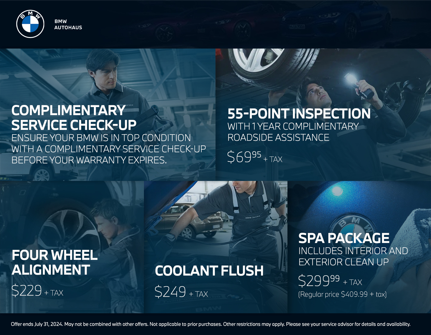 Auto Repair Specials Thornhill @ BMW Autohaus BMW