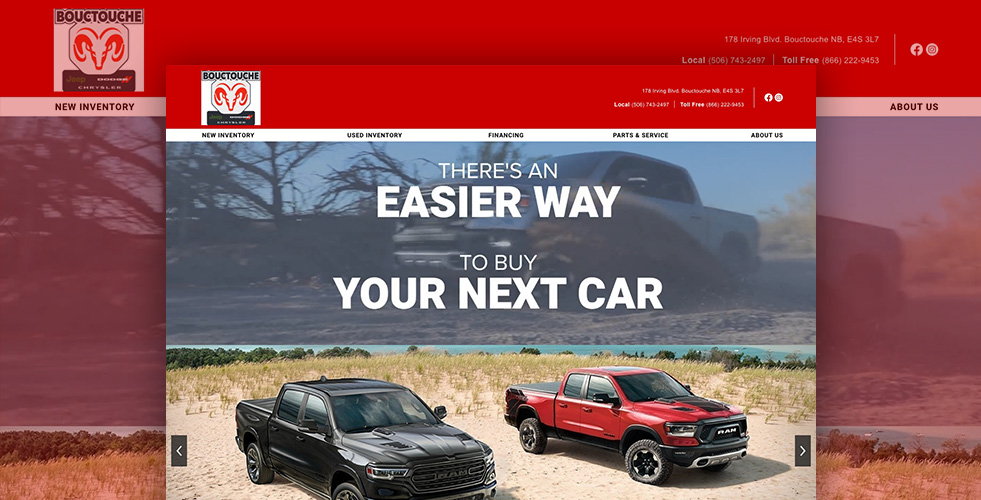 Bouctouche Chrysler Dodge New Vehicle Dealership Manitoba