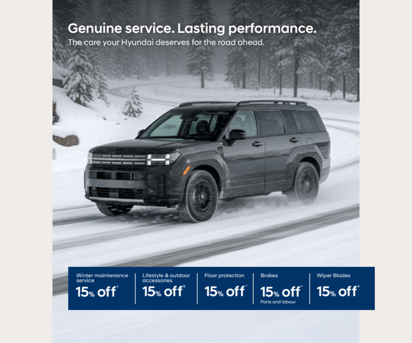 Bourgeois Midland Hyundai service specials summary