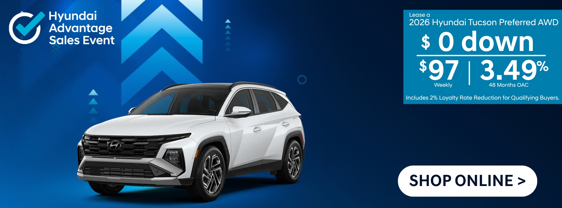 Tucson Payment Offer Hyundai Advantage Sales Event