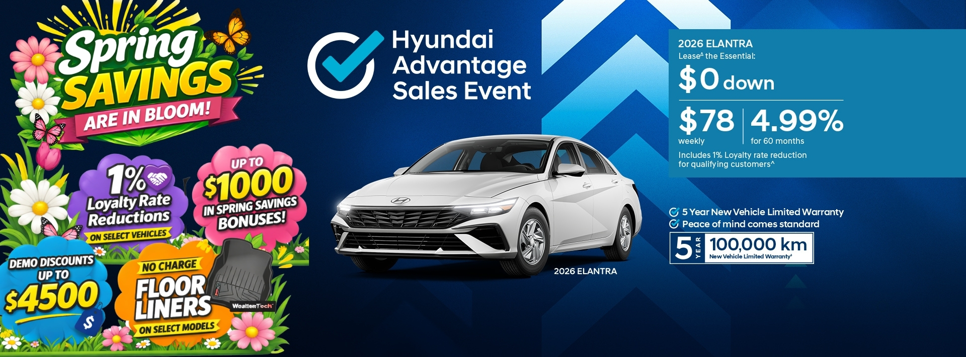 Spring Savings Are In Bloom at Bourgeois Hyundai on the 2026 Elantra