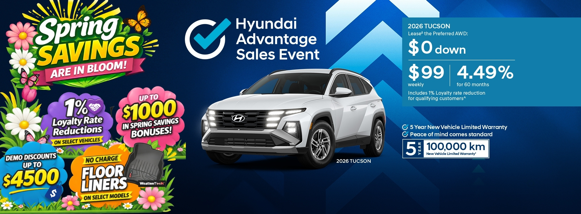 Spring Savings Are In Bloom at Bourgeois Hyundai on the 2026 Tucson