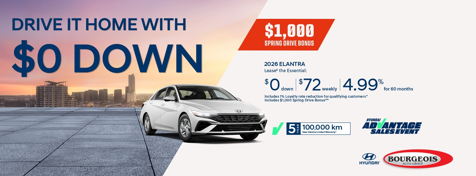 2026 Hyundai Elantra May Promotion