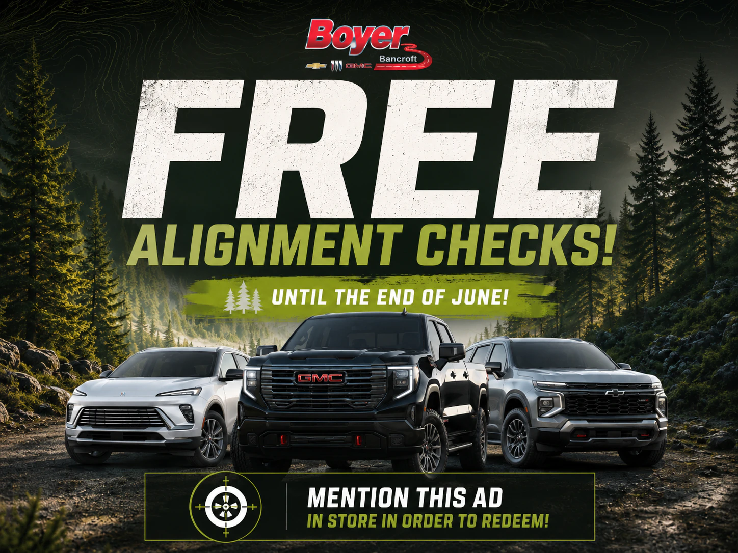 FREE ALIGNMENT CHECK