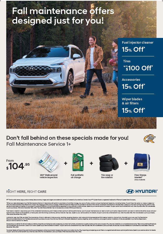 FALL MAINTENANCE OFFER 15% OFF FALL MAINTENANCE OFFER 15% OFF