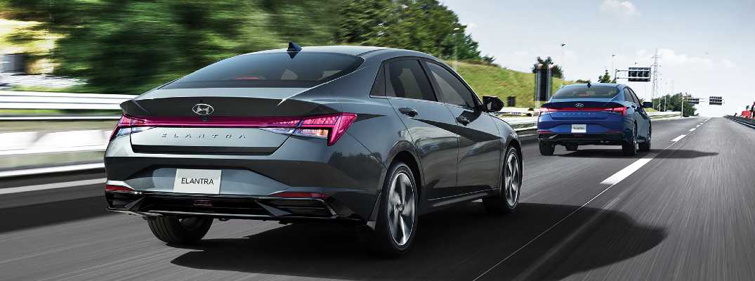 2024 Hyundai Elantra driving on a road