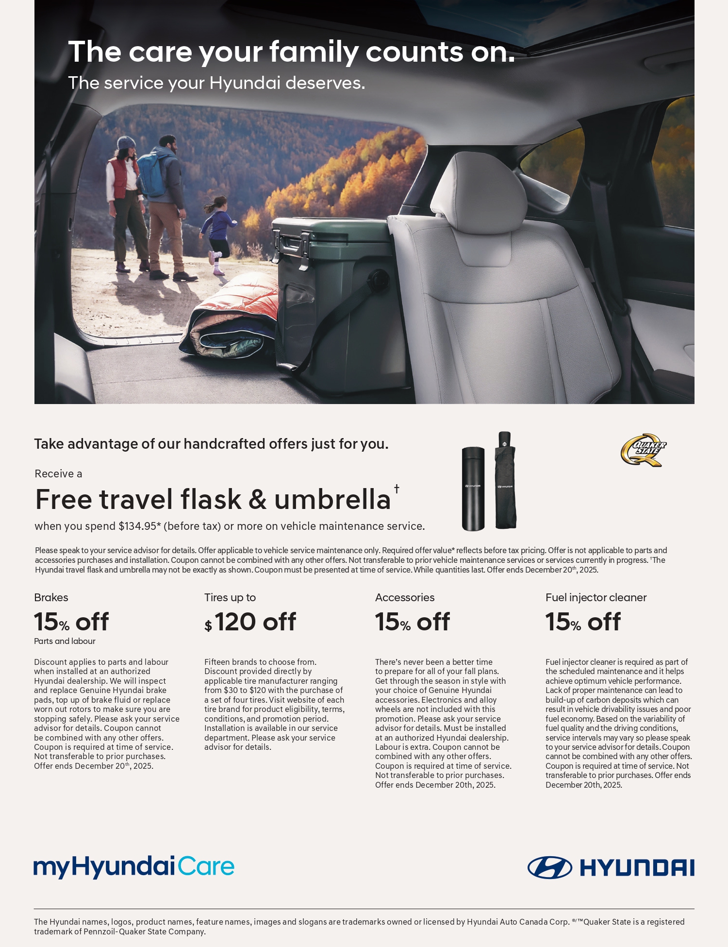 Fall Service & Parts Promo