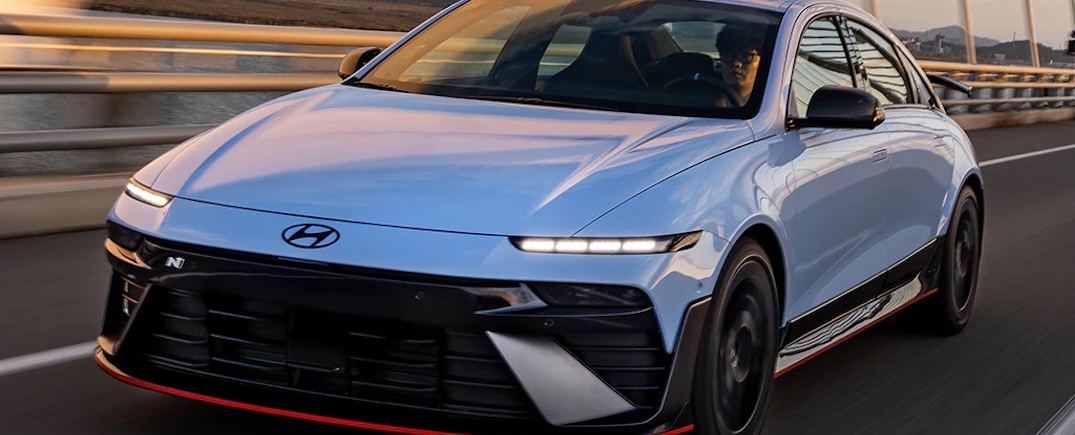 2026 Hyundai IONIQ 6 N from the front.