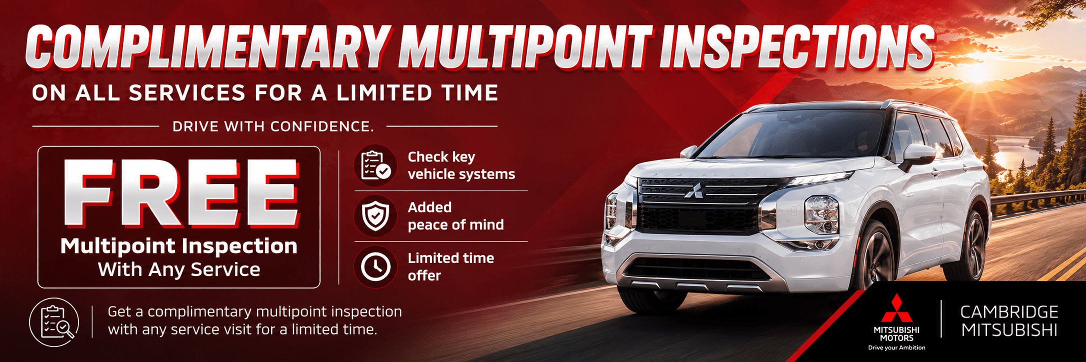 Complimentary MultiPoint inspections Complimentary MultiPoint inspections