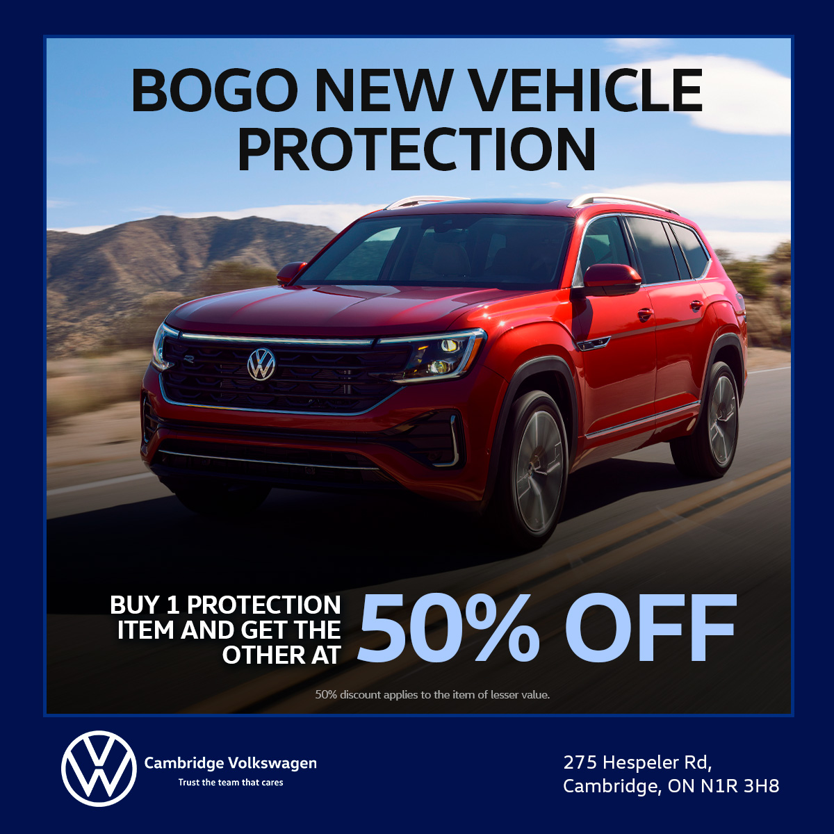 BOGO New Vehicle Protection