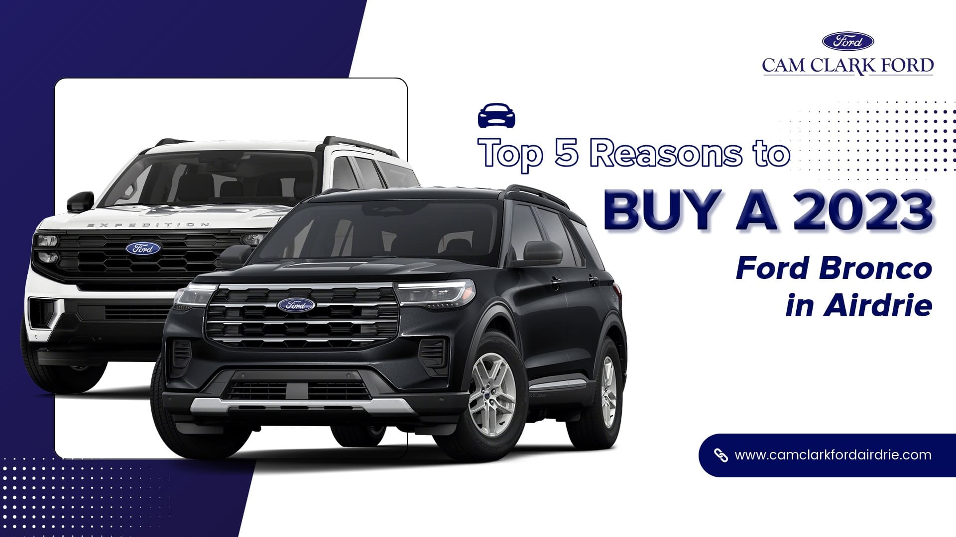 Top 5 Reasons to Buy a 2023 Ford Bronco in Airdrie