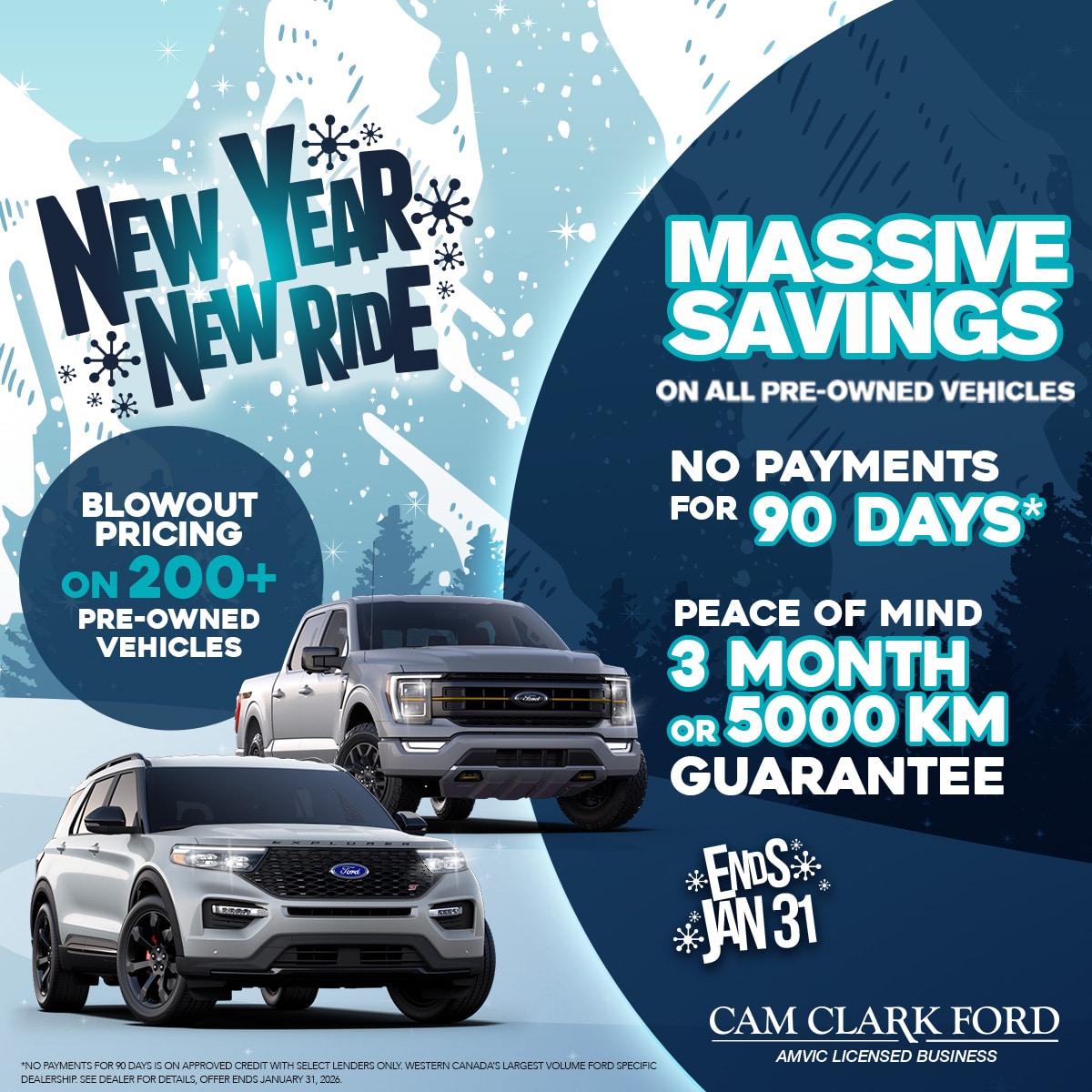 NO Payments for 90 Days!