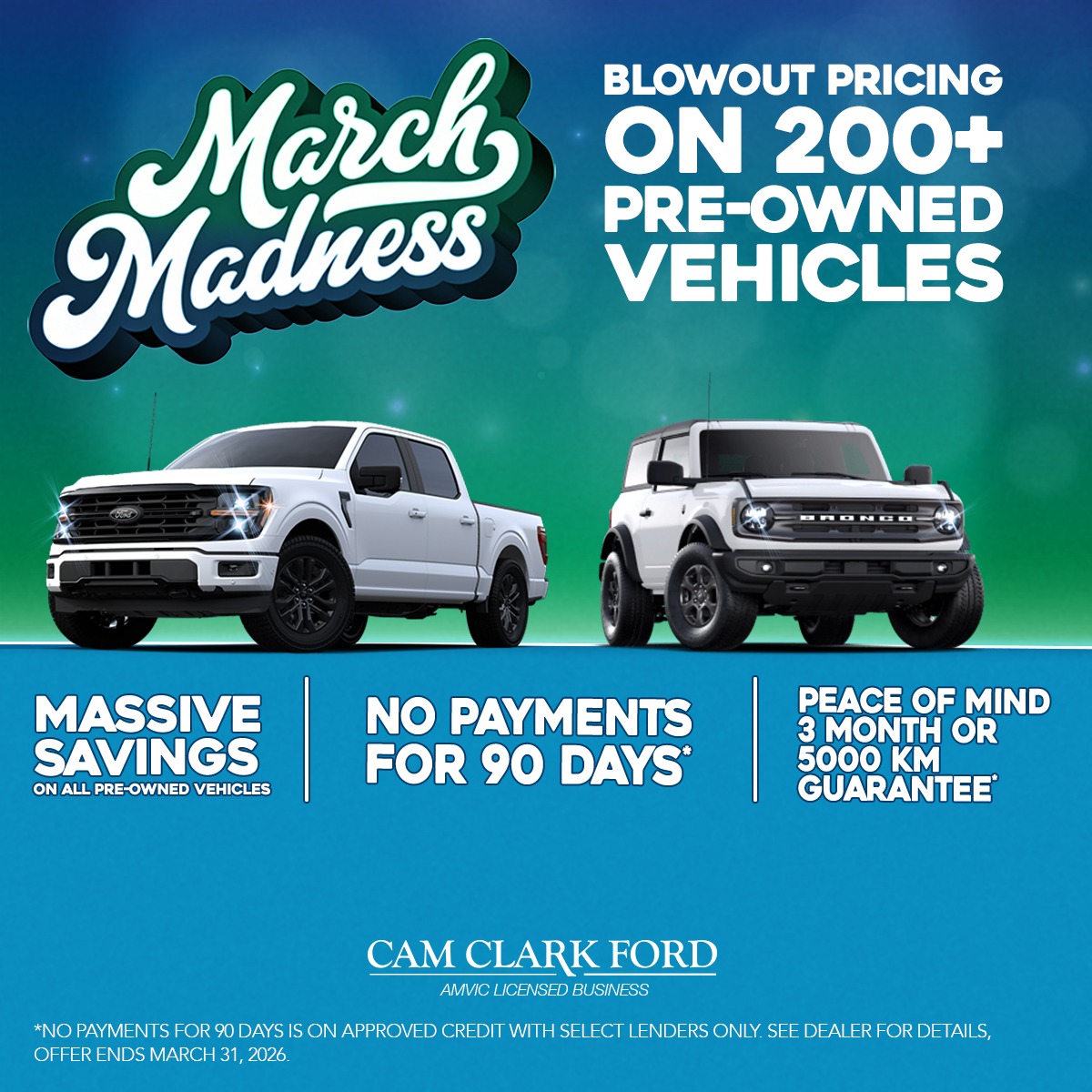 NO Payments for 90 Days!