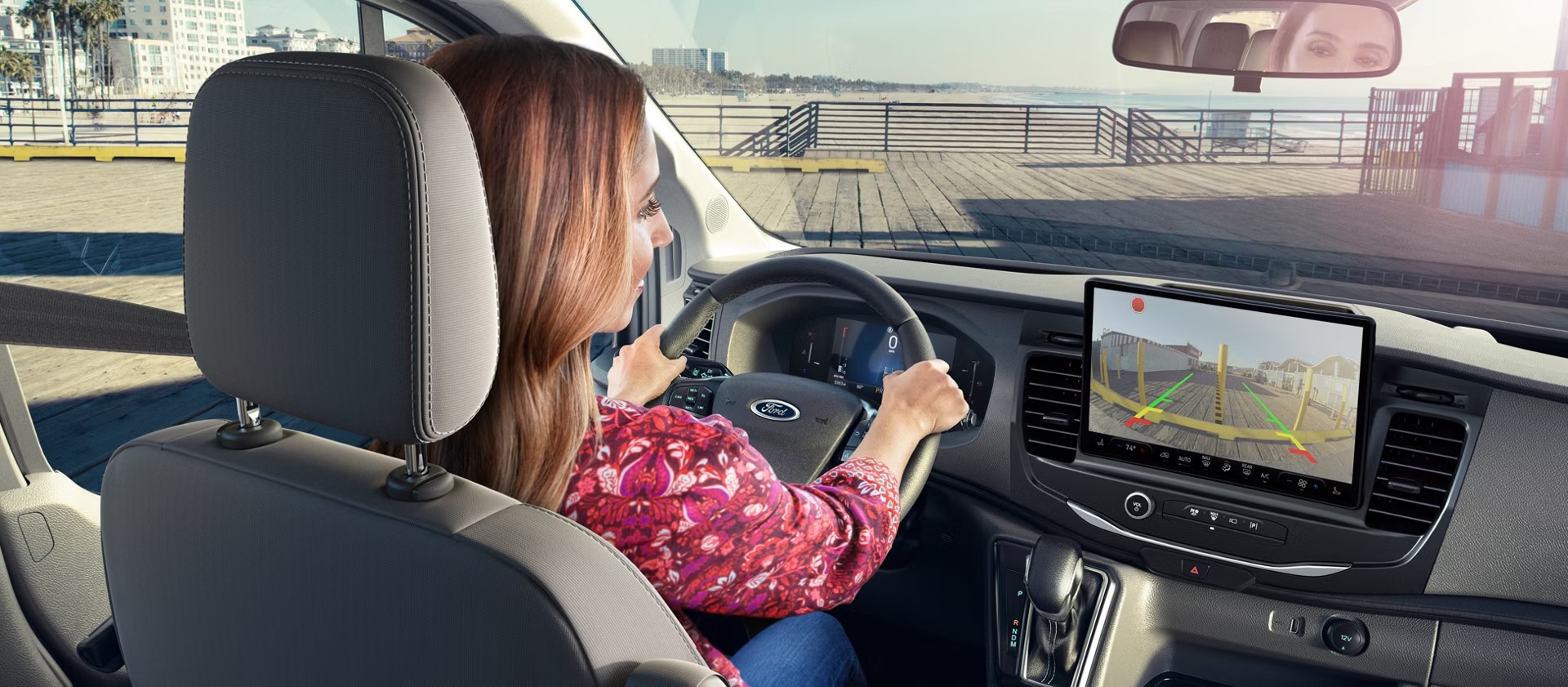 Unknown person driving 2026 Ford Transit