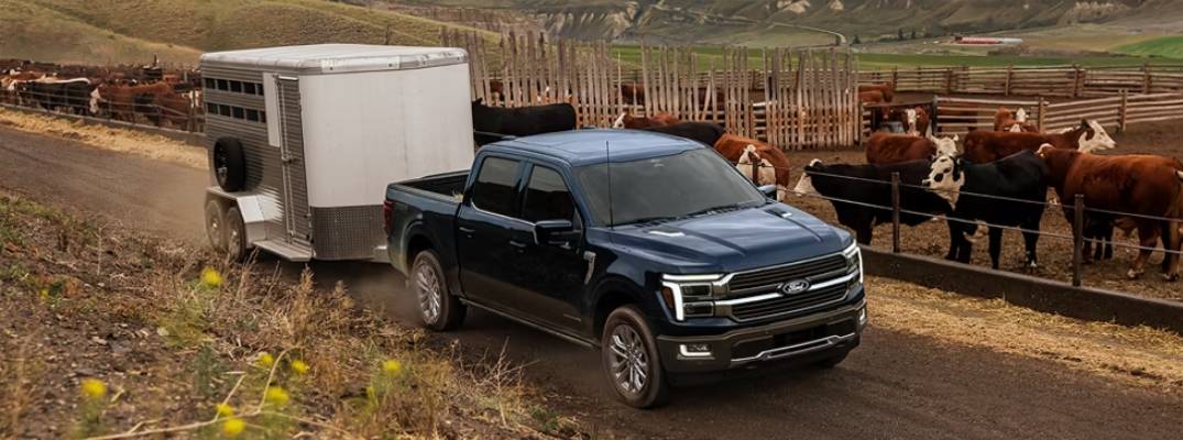 2025 F-150 King Ranch pulling trailer