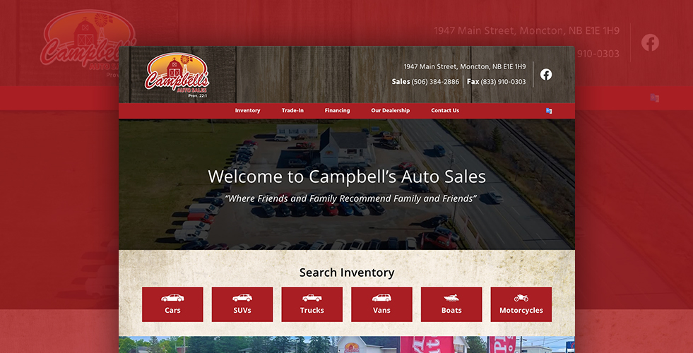 Vehicles & Financing in Moncton, New Brunswick Campbell's Auto Sales