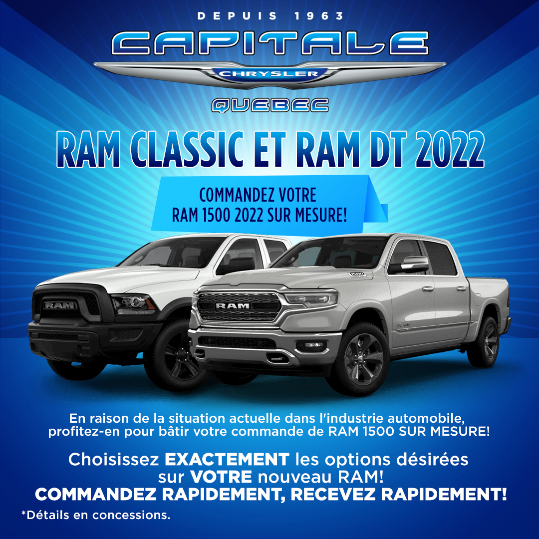 Bâtir votre RAM 1500 Bâtir votre RAM 1500