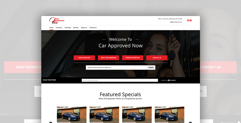 Car Approved Now Used Car Dealership Edmonton, AB