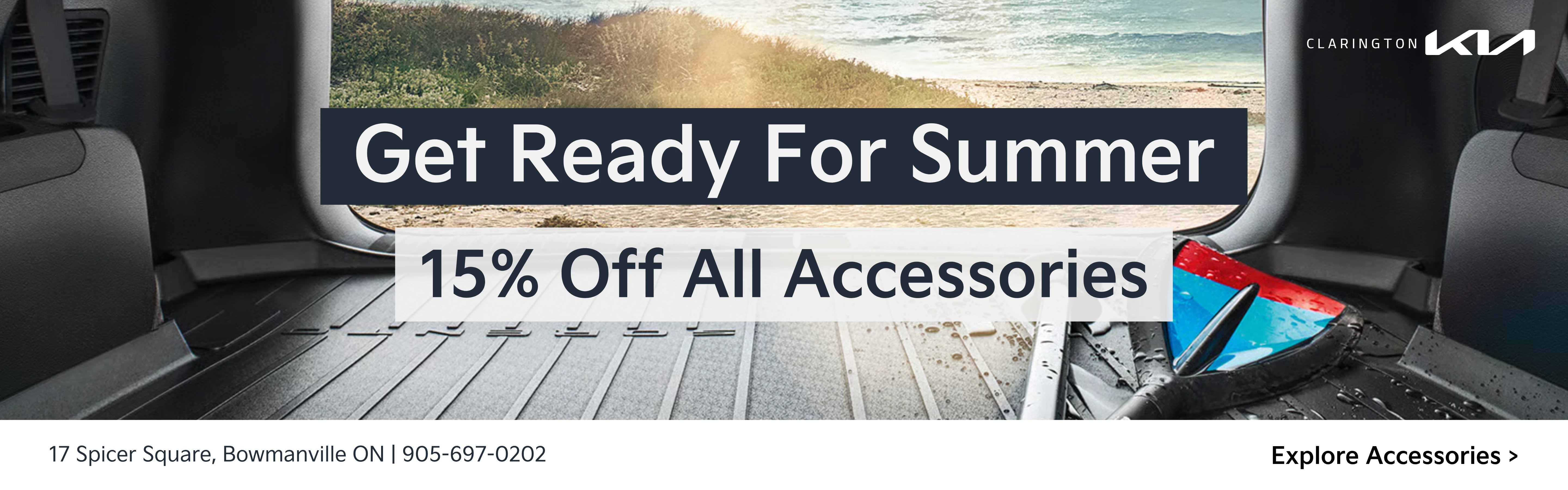 15% Off Kia Accessories Clarington Bowmanville