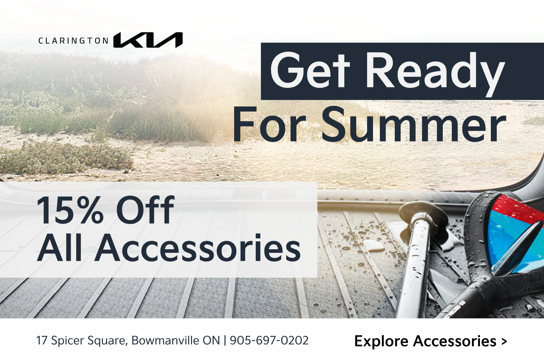 15% Off Kia Accessories Clarington Bowmanville