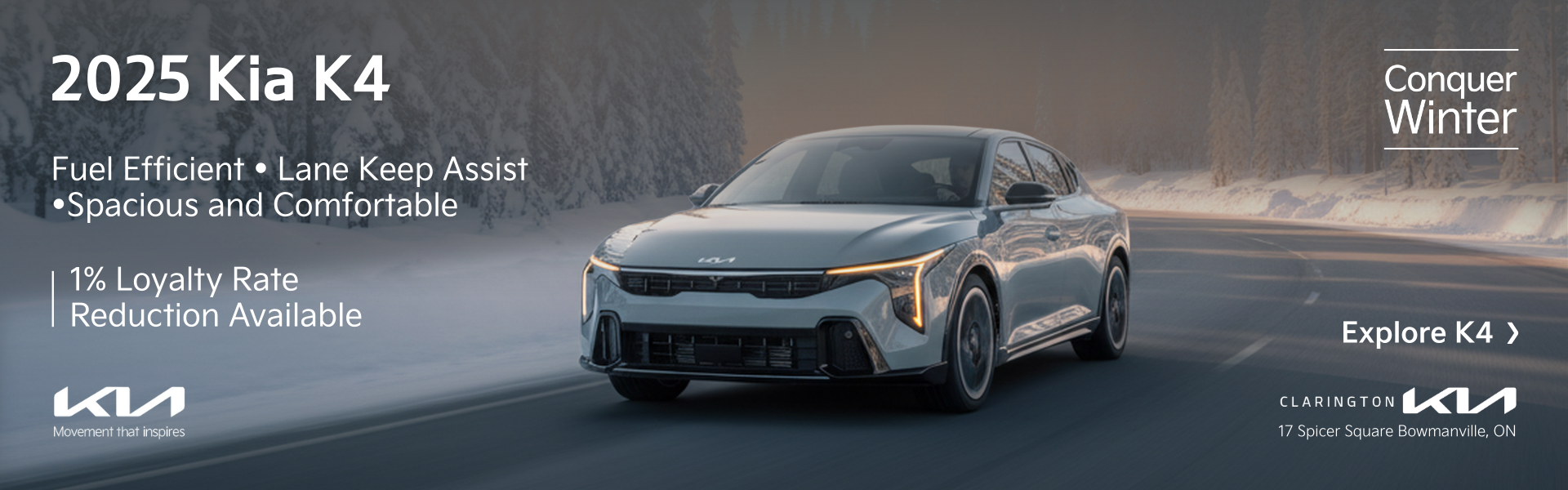 2025 Kia K4 Clarington Bowmanville