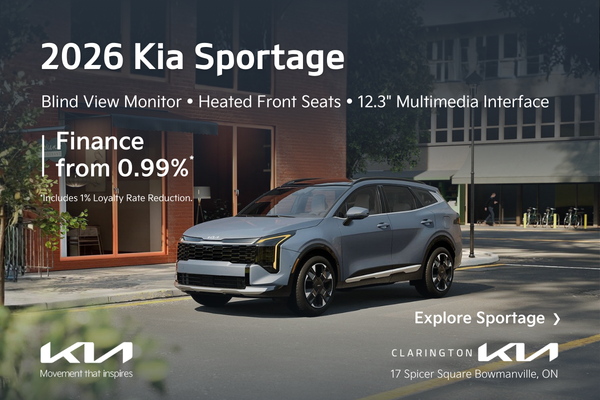 Clarington Kia Sportage 2026 Bowmanville