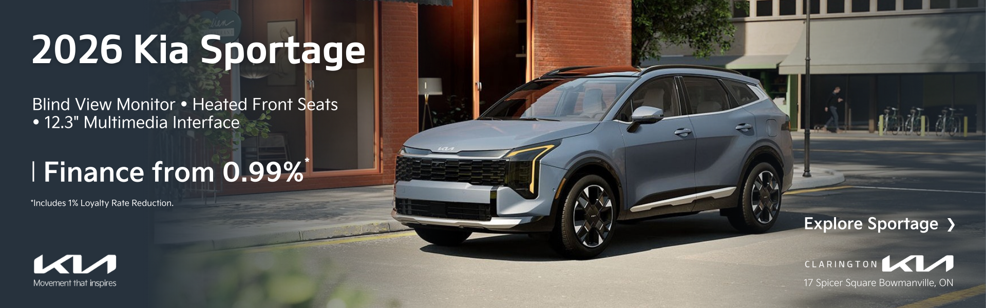 Kia Sportage 2026 Clarington Bowmanville