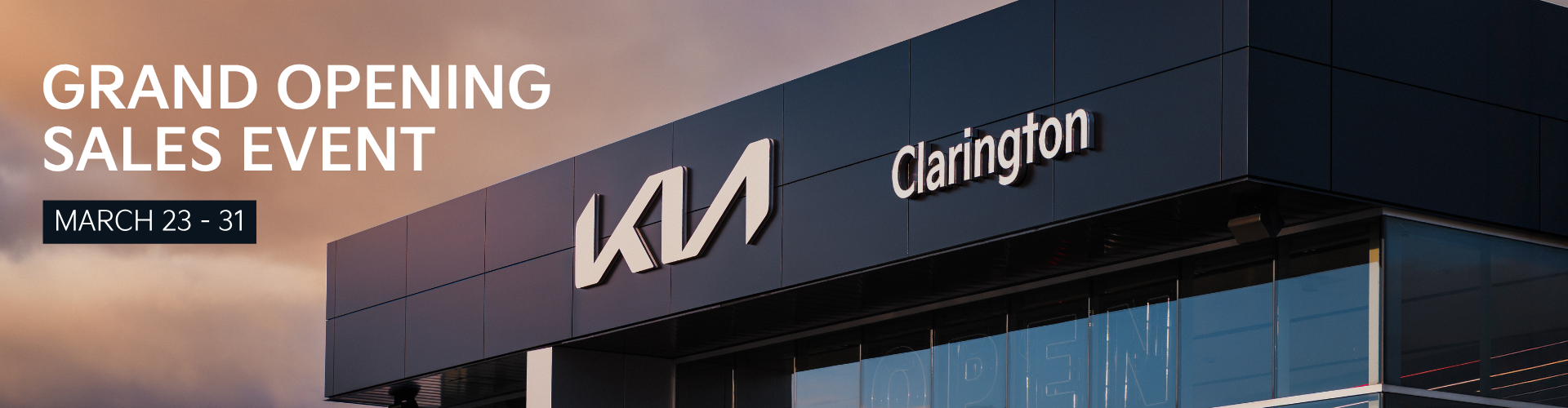 Grand Opening Clarington KIA