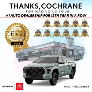 Celebrating 12 Years as Cochrane’s